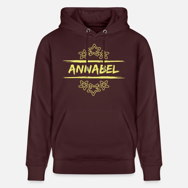 Annabel Annabel - Sweat à capuche bio CRUISER Stanley/Stella Unisexe - maroon