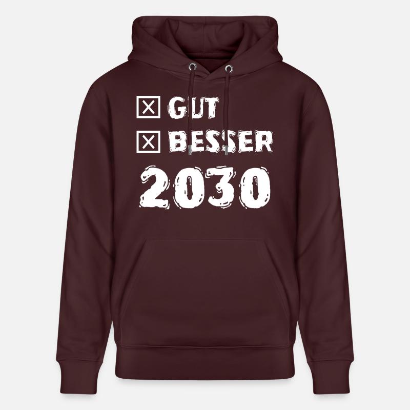 Bien 2030 - Sweat à capuche bio CRUISER Stanley/Stella Unisexe - maroon