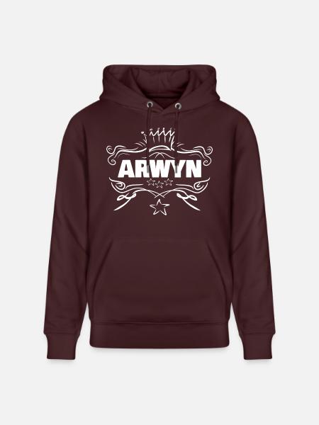 Arwyn bébé - Sweat à capuche bio CRUISER Stanley/Stella Unisexe - maroon