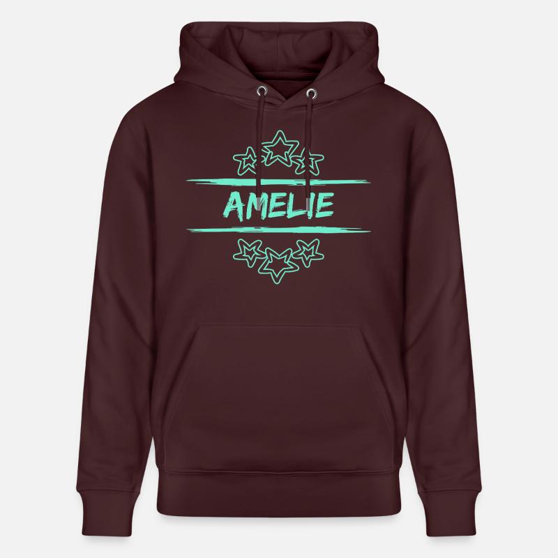 Amélie Amélie - Sweat à capuche bio CRUISER Stanley/Stella Unisexe - maroon