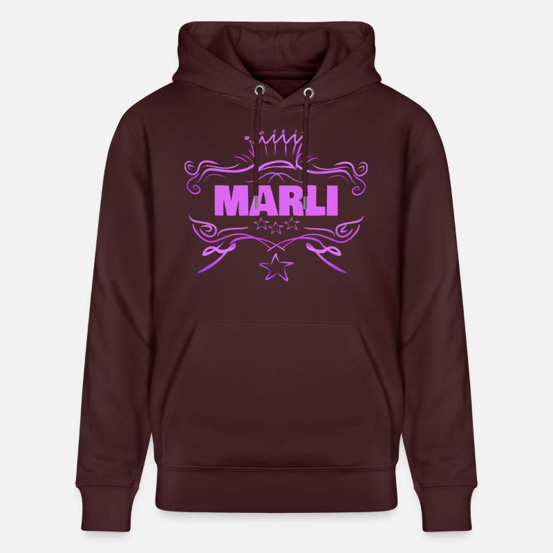 Bébé Marli - Sweat à capuche bio CRUISER Stanley/Stella Unisexe - maroon