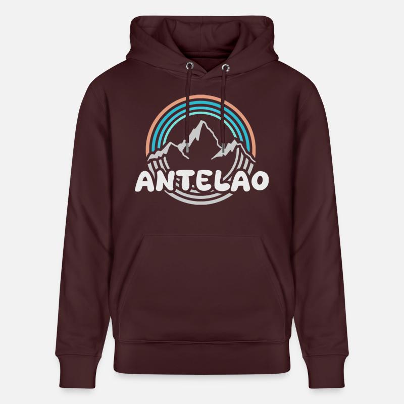 Mont Antelao - Sweat à capuche bio CRUISER Stanley/Stella Unisexe - maroon