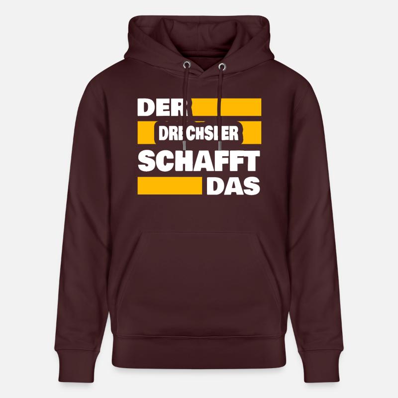 Drechsler als Arbeit - Stanley/Stella Unisex Bio-Hoodie CRUISER  - Maroon
