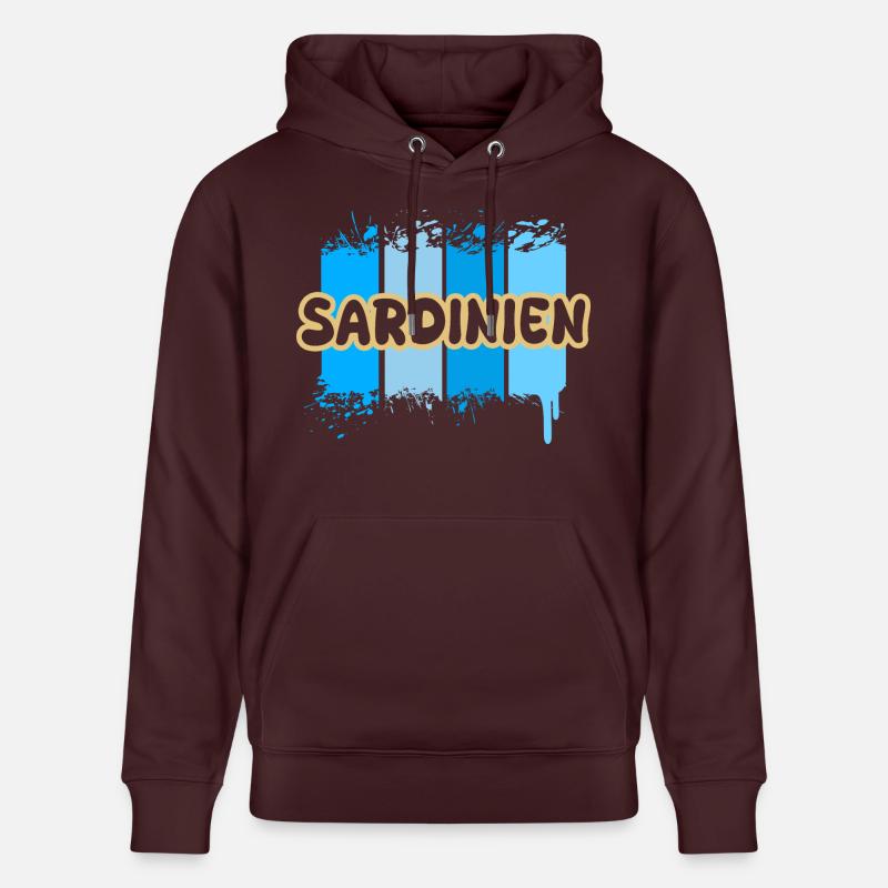 Sardaigne comme Sardaigne - Sweat à capuche bio CRUISER Stanley/Stella Unisexe - maroon