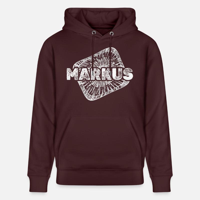 Cadeau pour Markus - Sweat à capuche bio CRUISER Stanley/Stella Unisexe - maroon