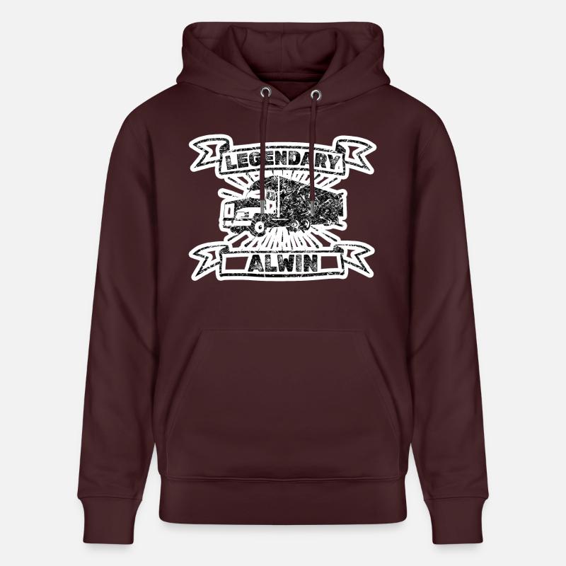 Alwin - Sweat à capuche bio CRUISER Stanley/Stella Unisexe - maroon