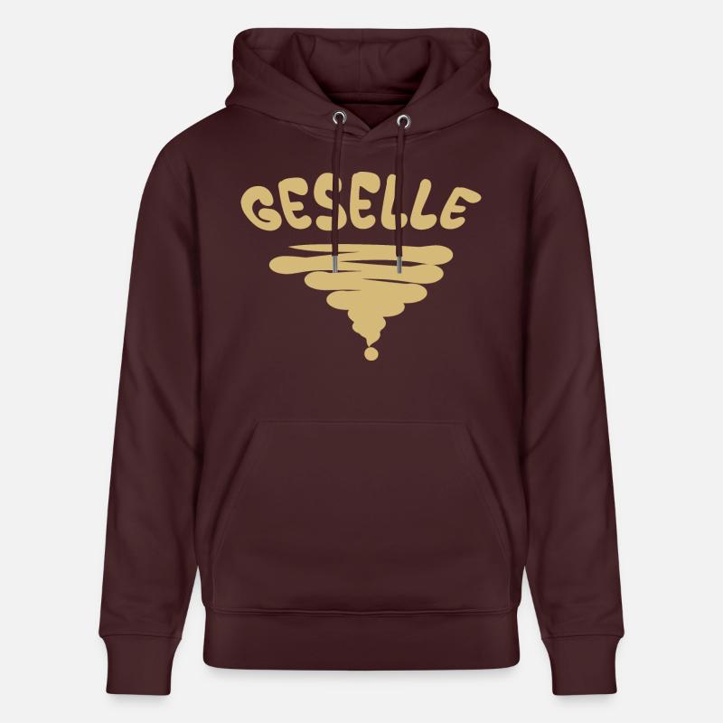 Compagnon - Sweat à capuche bio CRUISER Stanley/Stella Unisexe - maroon