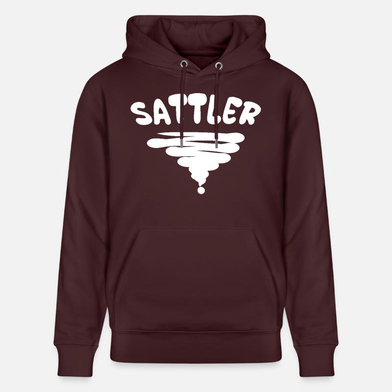 Sellier - Sweat à capuche bio CRUISER Stanley/Stella Unisexe - maroon