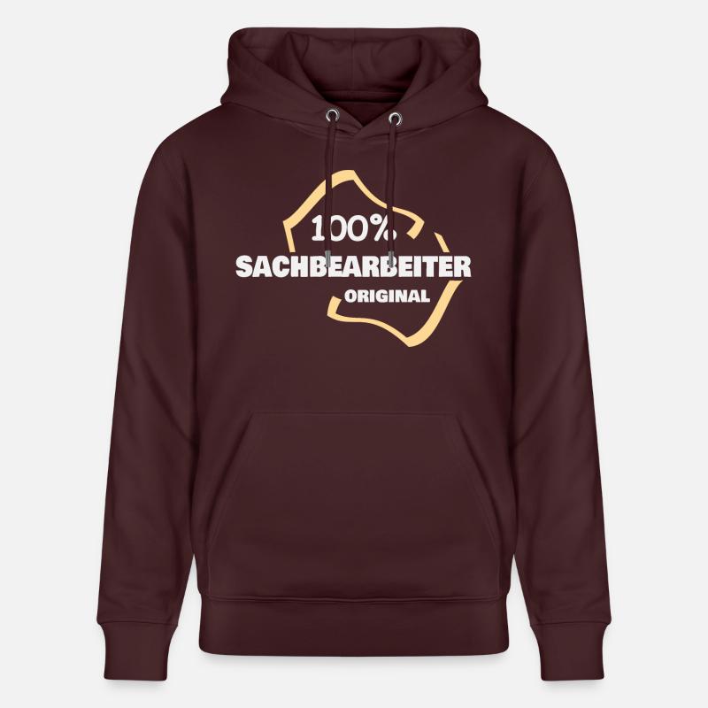 Don pour le commis - Sweat à capuche bio CRUISER Stanley/Stella Unisexe - maroon