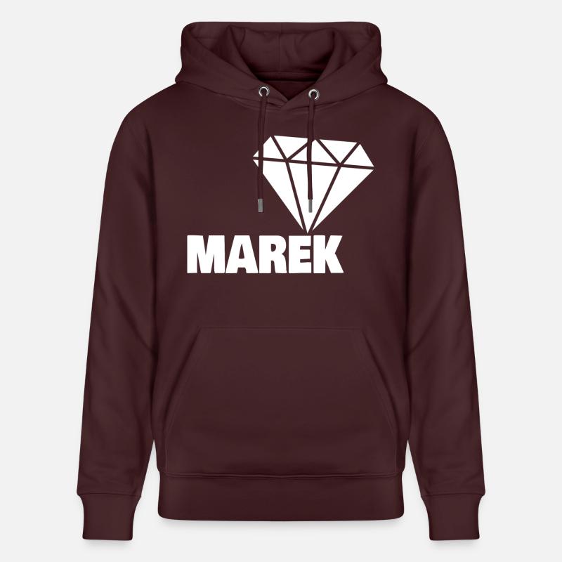 Cadeau pour Marek - Sweat à capuche bio CRUISER Stanley/Stella Unisexe - maroon