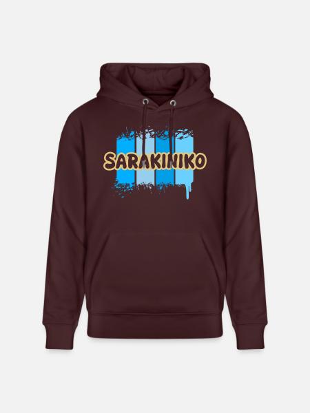 Sarakiniko Sarakiniko - Sweat à capuche bio CRUISER Stanley/Stella Unisexe - maroon
