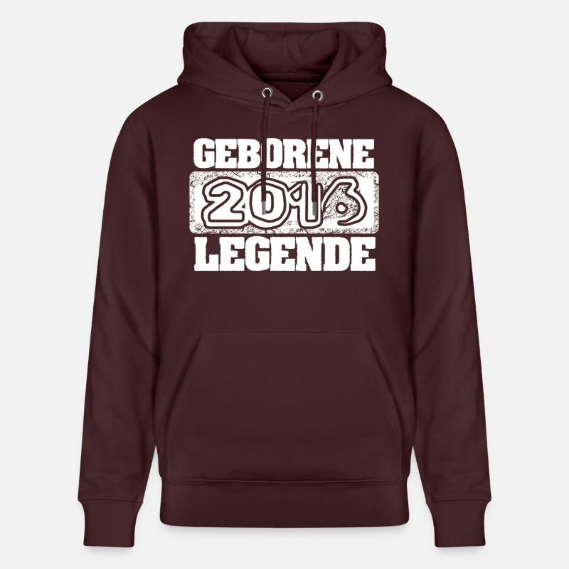 2016 - Sweat à capuche bio CRUISER Stanley/Stella Unisexe - maroon