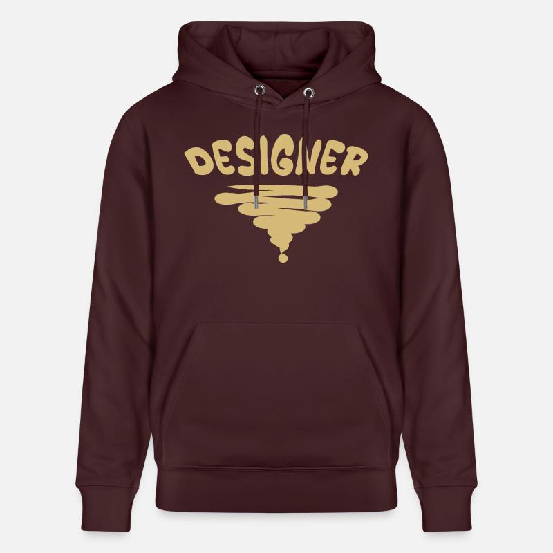Le designer comme métier - Sweat à capuche bio CRUISER Stanley/Stella Unisexe - maroon
