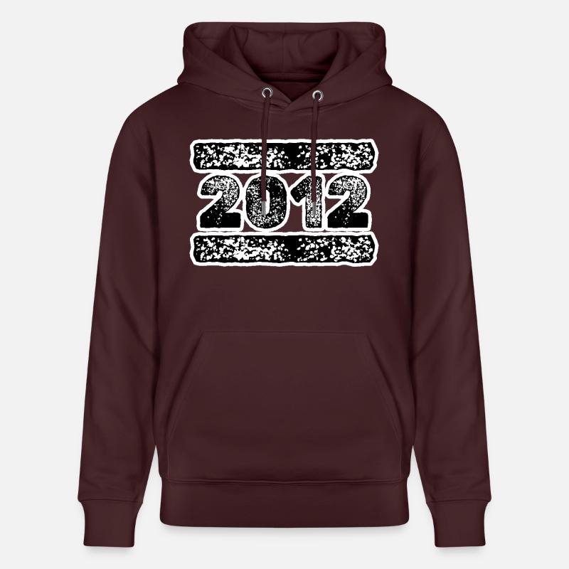 Année 2012 - Sweat à capuche bio CRUISER Stanley/Stella Unisexe - maroon