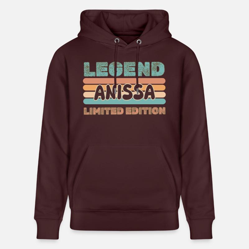 Cadeau pour Anissa - Sweat à capuche bio CRUISER Stanley/Stella Unisexe - maroon