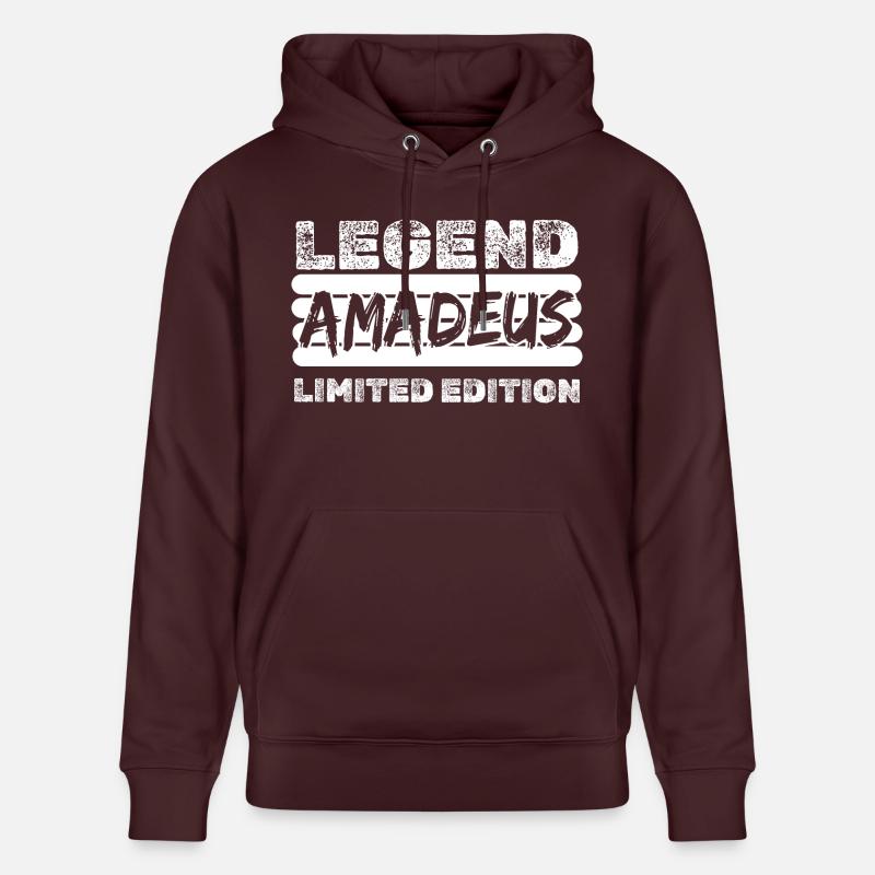 Amadeus comme prénom - Sweat à capuche bio CRUISER Stanley/Stella Unisexe - maroon