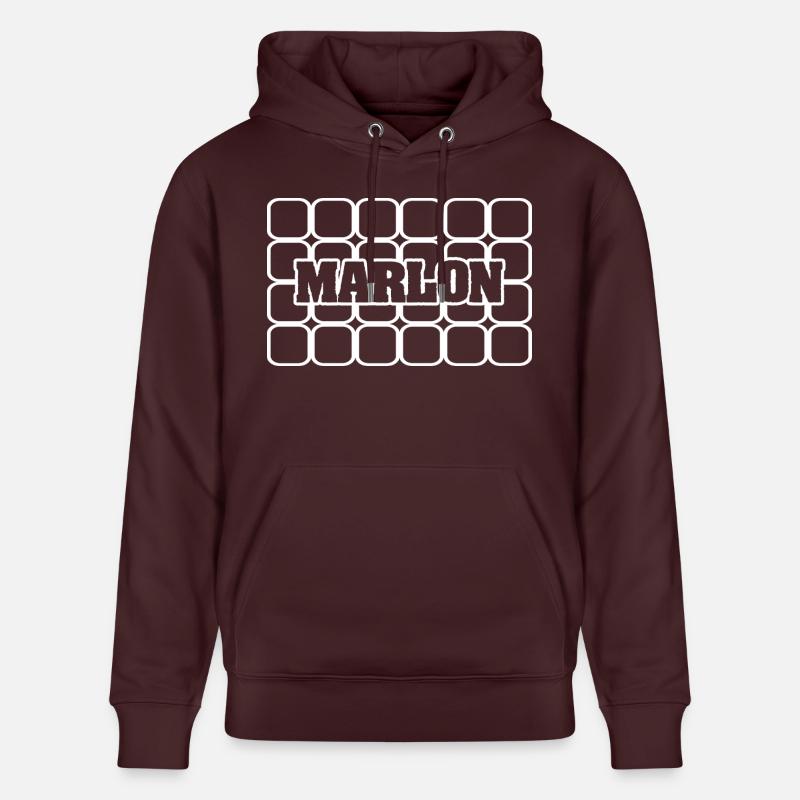 Marlon - Sweat à capuche bio CRUISER Stanley/Stella Unisexe - maroon