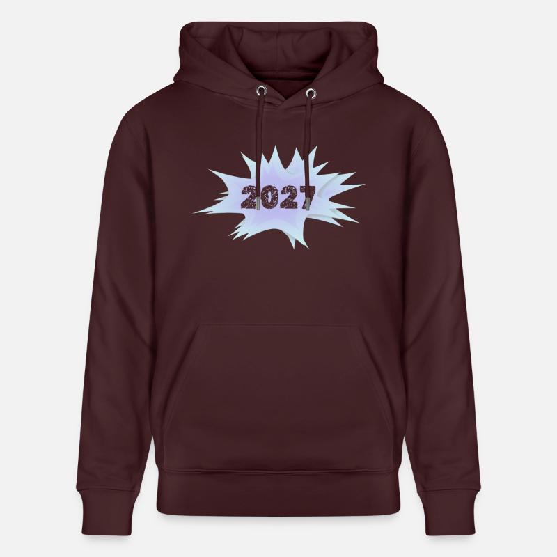 2027 - Sweat à capuche bio CRUISER Stanley/Stella Unisexe - maroon