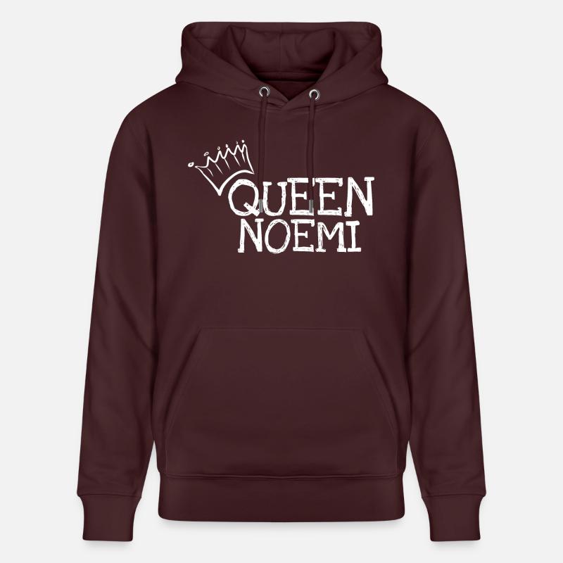 Prénom Noemi - Sweat à capuche bio CRUISER Stanley/Stella Unisexe - maroon
