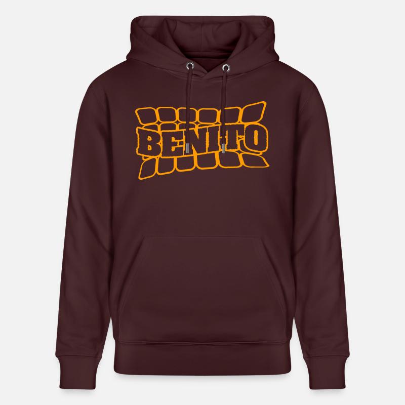 Nom Benito - Sweat à capuche bio CRUISER Stanley/Stella Unisexe - maroon