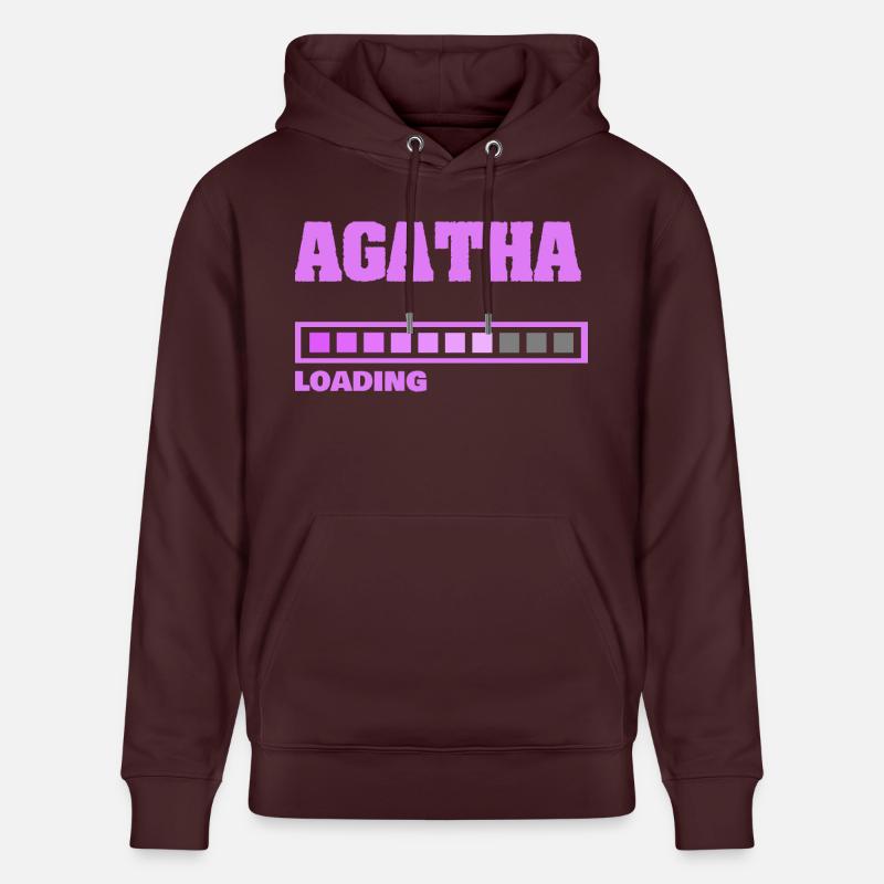 Agatha bébé - Sweat à capuche bio CRUISER Stanley/Stella Unisexe - maroon