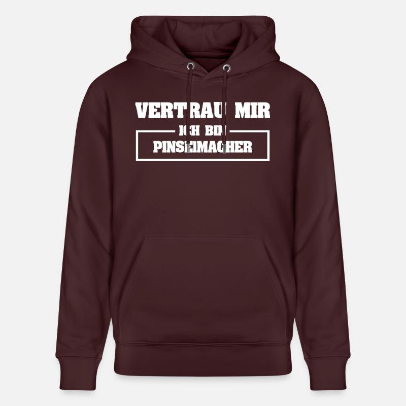Cadeau pour Brush Maker - Sweat à capuche bio CRUISER Stanley/Stella Unisexe - maroon