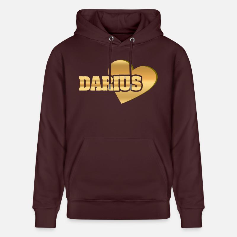 Darius d’or - Sweat à capuche bio CRUISER Stanley/Stella Unisexe - maroon
