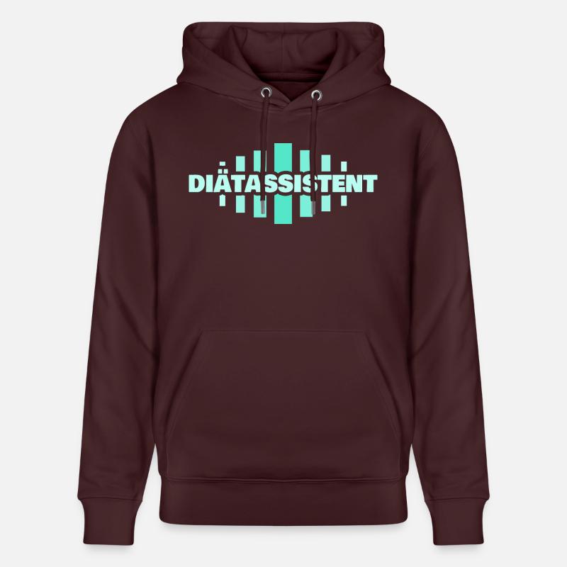 Profession : Diététicien - Sweat à capuche bio CRUISER Stanley/Stella Unisexe - maroon
