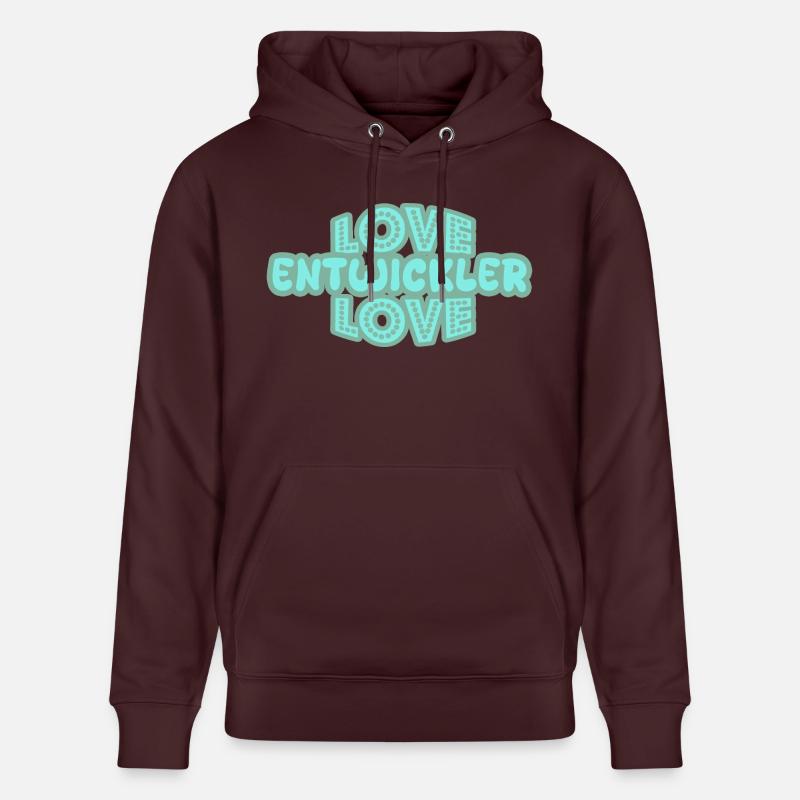 Les développeurs comme un dicton - Sweat à capuche bio CRUISER Stanley/Stella Unisexe - maroon