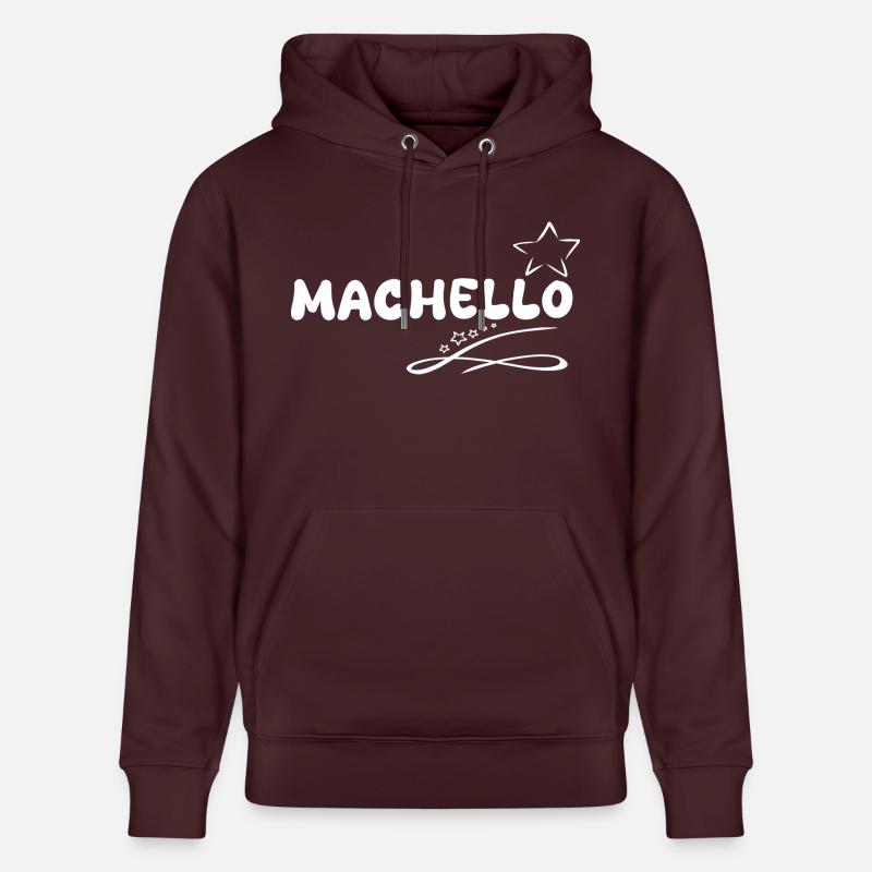 Cadeau Machello - Sweat à capuche bio CRUISER Stanley/Stella Unisexe - maroon