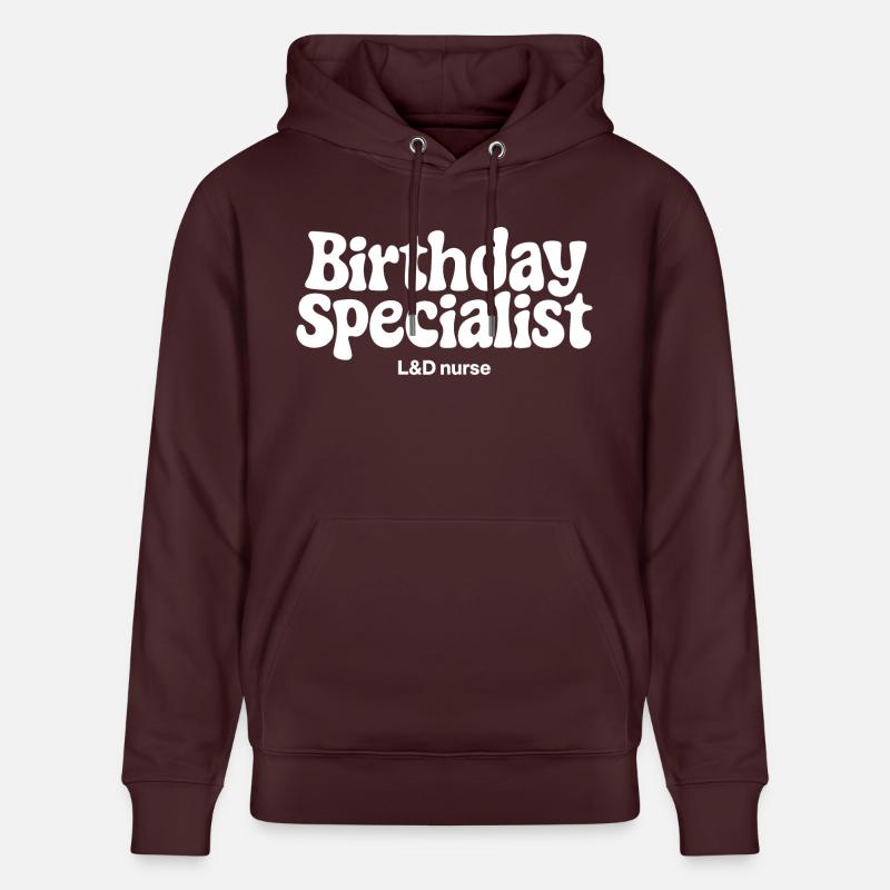 Passion pour l’obstétrique - Sweat à capuche bio CRUISER Stanley/Stella Unisexe - maroon