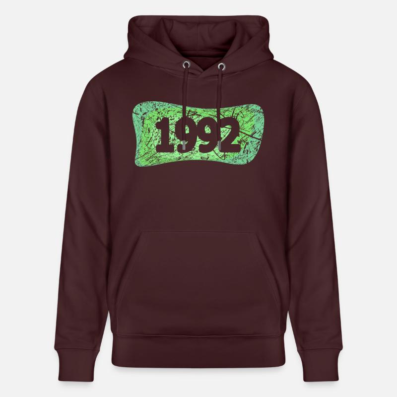 Scratch 1992 - Stanley/Stella CRUISER Unisex Organic Hoodie - maroon