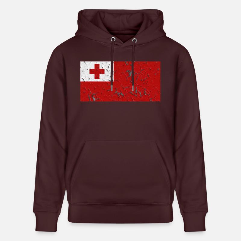 Cadeau pour les Tonga - Sweat à capuche bio CRUISER Stanley/Stella Unisexe - maroon