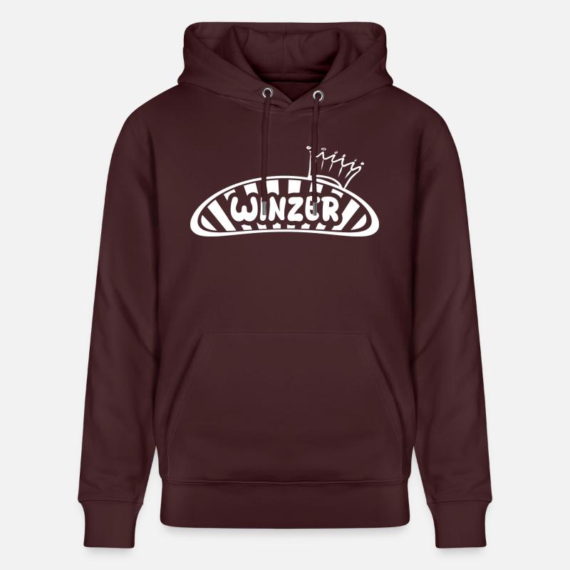Beruf Winzer - Stanley/Stella Unisex Bio-Hoodie CRUISER  - Maroon