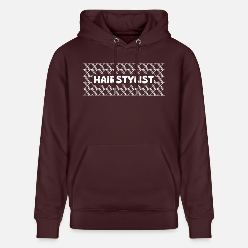 Cadeau pour coiffeur - Sweat à capuche bio CRUISER Stanley/Stella Unisexe - maroon