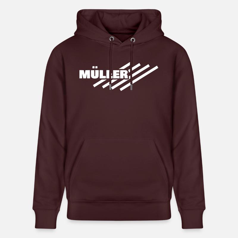 Meunier - Sweat à capuche bio CRUISER Stanley/Stella Unisexe - maroon