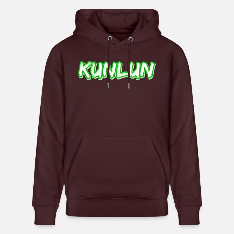 Kunlun - Sweat à capuche bio CRUISER Stanley/Stella Unisexe - maroon