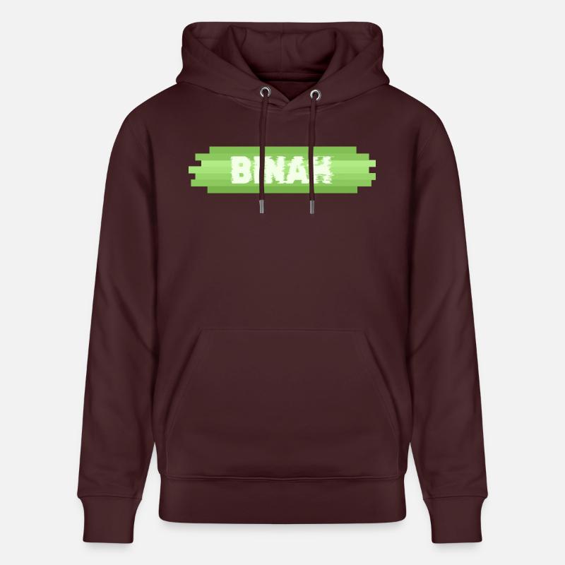 Idée cadeau Binah - Sweat à capuche bio CRUISER Stanley/Stella Unisexe - maroon
