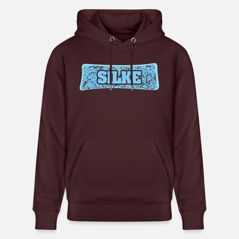 Silke comme nom - Sweat à capuche bio CRUISER Stanley/Stella Unisexe - maroon