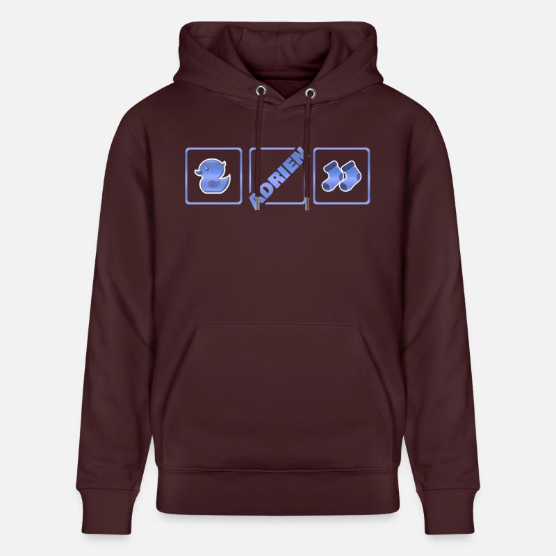 Adrien comme naissance - Sweat à capuche bio CRUISER Stanley/Stella Unisexe - maroon