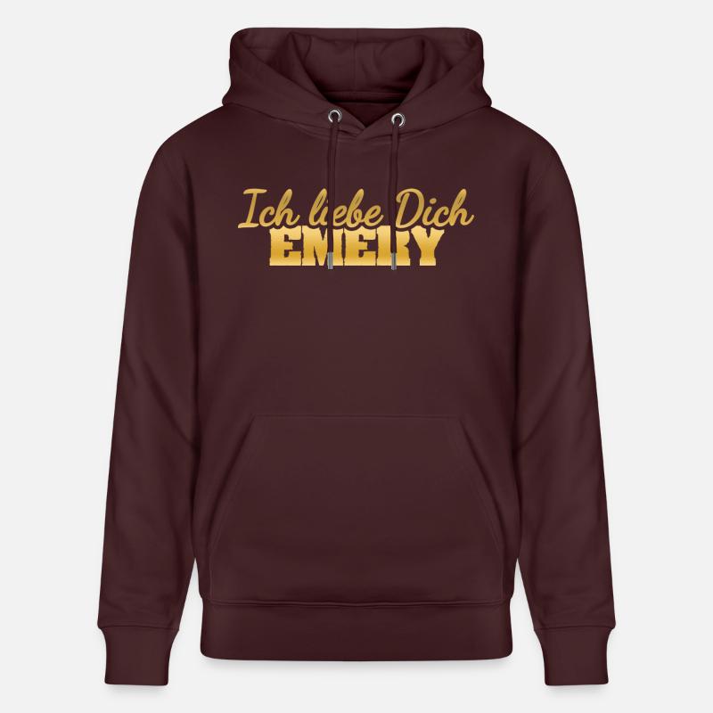 Émeri - Sweat à capuche bio CRUISER Stanley/Stella Unisexe - maroon