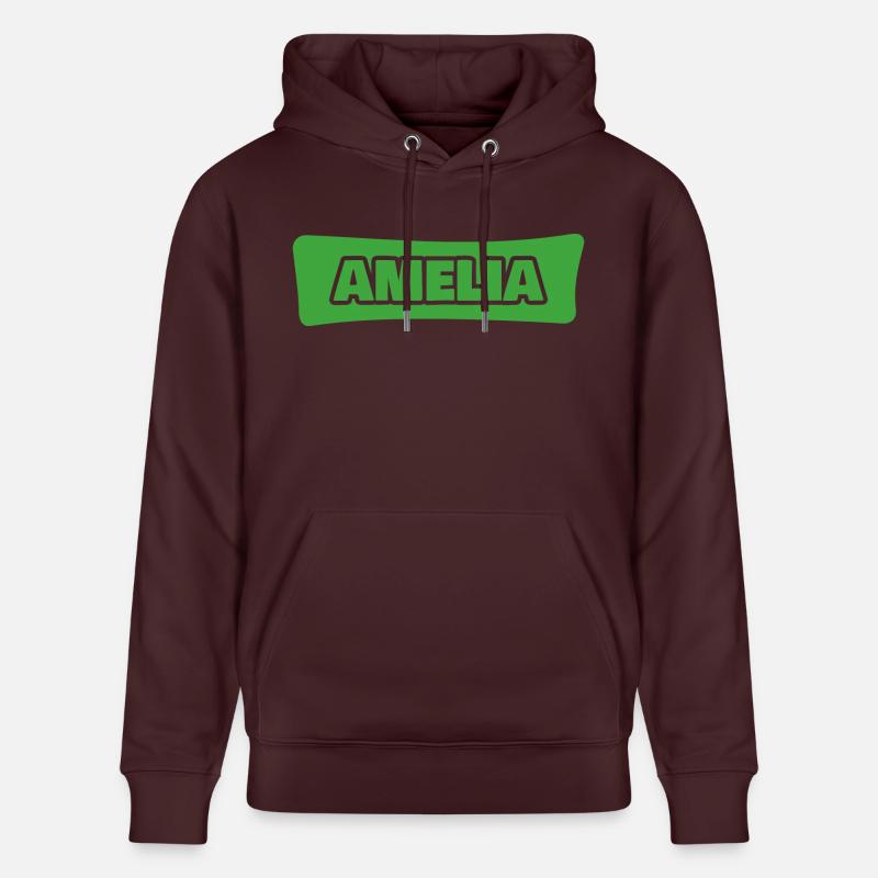 Cadeau pour Amelia - Sweat à capuche bio CRUISER Stanley/Stella Unisexe - maroon