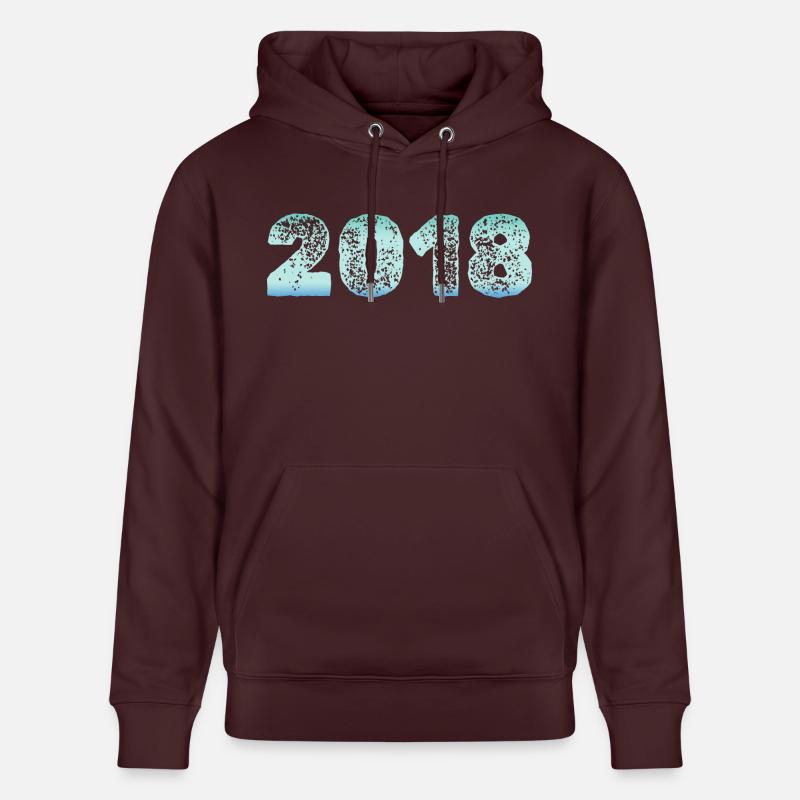 Glacial 2018 - Sweat à capuche bio CRUISER Stanley/Stella Unisexe - maroon