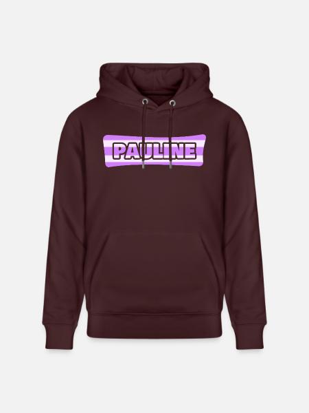 Gift for Pauline - Stanley/Stella CRUISER Unisex Organic Hoodie - maroon