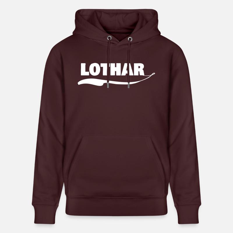 Lothar comme prénom - Sweat à capuche bio CRUISER Stanley/Stella Unisexe - maroon