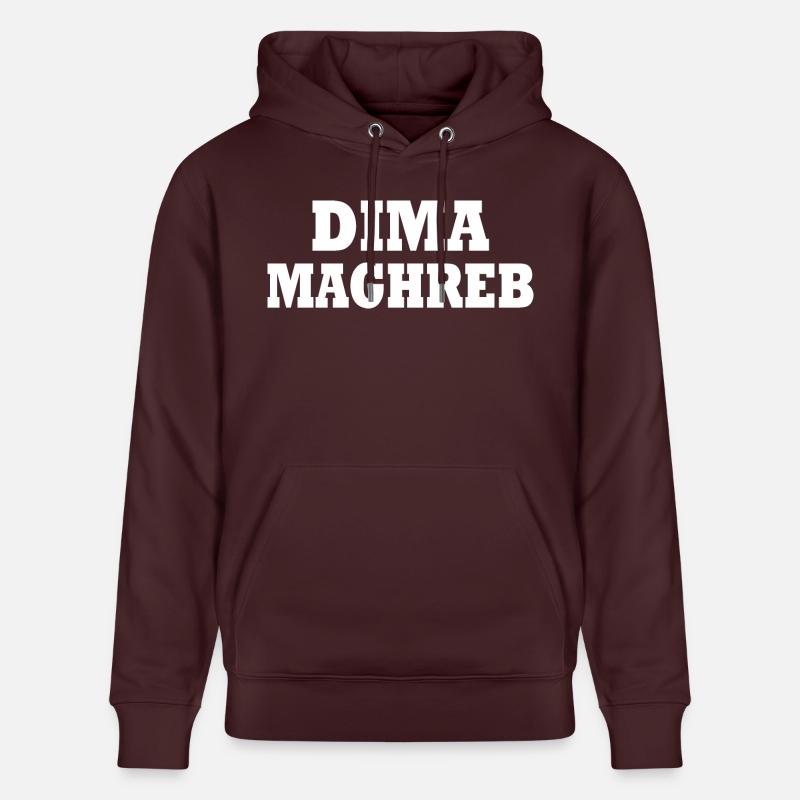 Dima maghreb - Sweat à capuche bio CRUISER Stanley/Stella Unisexe - maroon