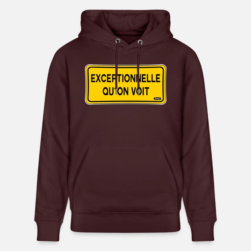 Exceptionnelle qu'on voit - Sweat à capuche bio CRUISER Stanley/Stella Unisexe - maroon