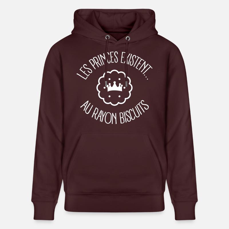 Les Princes Existent.. - Sweat à capuche bio CRUISER Stanley/Stella Unisexe - maroon