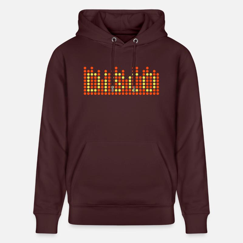 disco 2c equalizer FR - Sweat à capuche bio CRUISER Stanley/Stella Unisexe - maroon