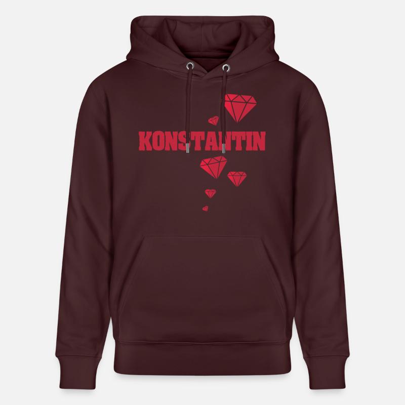 Konstantin - Sweat à capuche bio CRUISER Stanley/Stella Unisexe - maroon